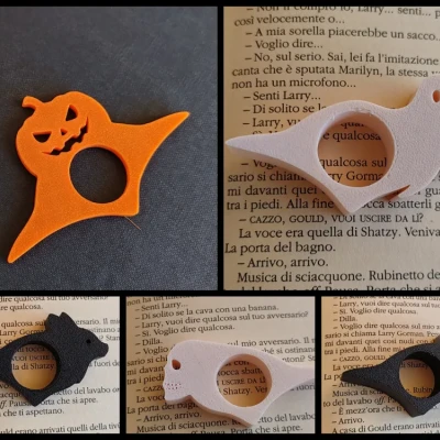 Kẹp Giữ Trang Sách Halloween Dễ Thương