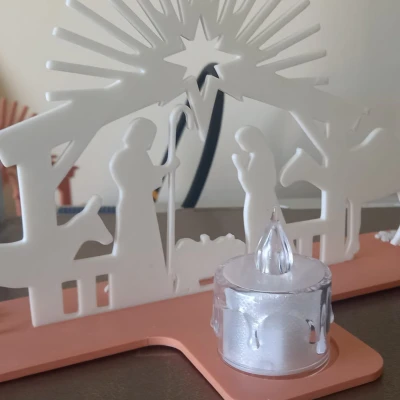 Mô Hình Hang Đá Giáng Sinh Silhouette