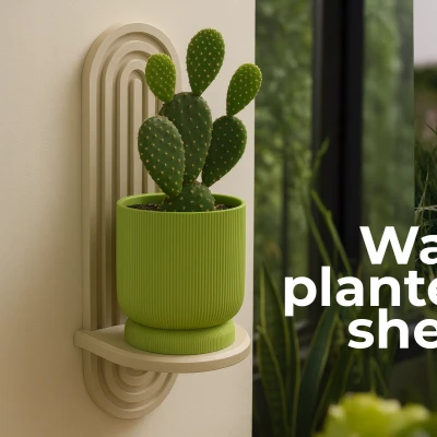 Kệ Trồng Cây Trang Trí Treo Tường