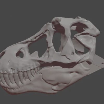 Mặt nạ Đầu khủng long T-rex có hàm di chuyển