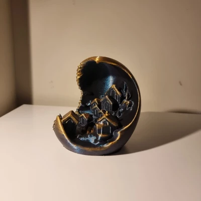 Trang Trí Làng Mặt Trăng Giáng Sinh