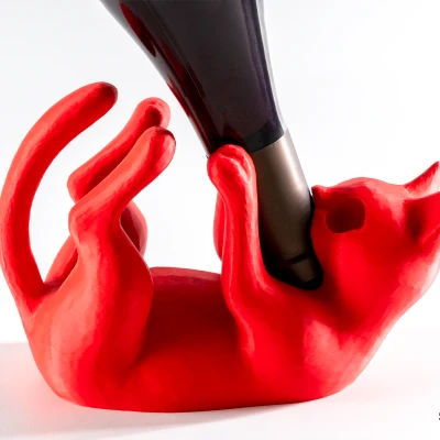 Giá đỡ rượu hình mèo Tipsy