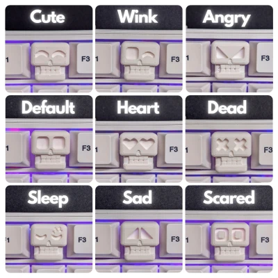 Nón Bàn Phím Hình Đầu Lâu 💀