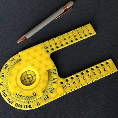 Bộ compa, thước đo góc & thước thẳng 360° đa năng