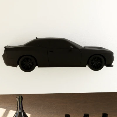 Mô hình Dodge Challenger Hellcat Treo Tường