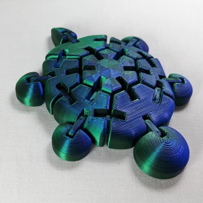 Rùa Fidget Khớp Nối Co Giãn In Liền