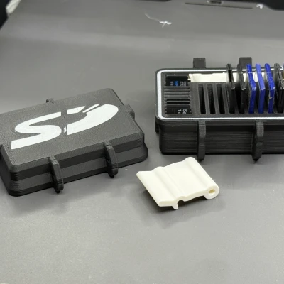 Hộp Đựng Thẻ SD & Micro SD Chống Sốc Có Logo SD