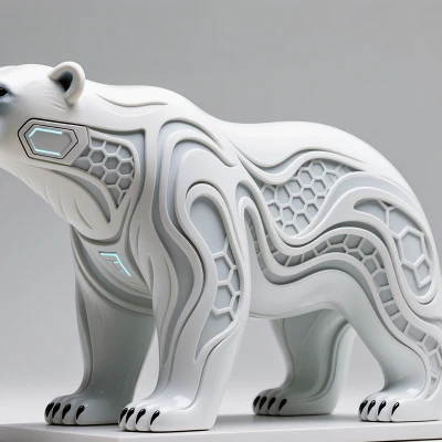 Tượng Gấu Bắc Cực Hexa