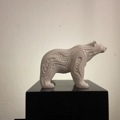 Tượng Gấu Bắc Cực Hexa