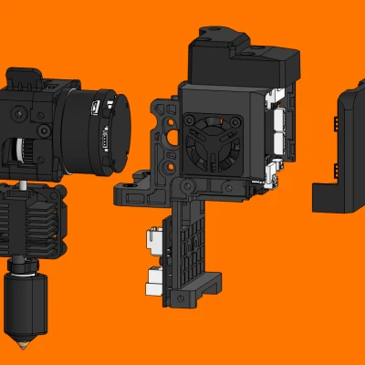 Mô hình CAD đầu phun Creality K2