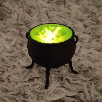 Vạc Lửa Lòe Lẹt Tealight – Trang Trí Halloween