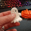 Halloween Flexi Boo – Bóng Ma Khớp Nối Có Thể Di Chuyển - Thumbnail 1