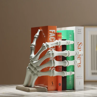 Kệ Sách Bàn Tay Bộ Xương Halloween