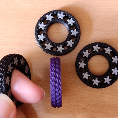 Nhẫn Fidget Bánh Răng Sao