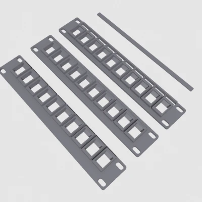 Khay Keystone Patch Panel 10 inch Kèm Nhãn