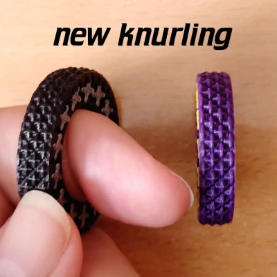 Nhẫn Bánh Răng Fidget Có Vân Xoắn Trùng Thiết Kế