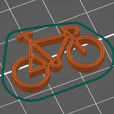 Móc Khóa Xe Đạp Fixie / Singlespeed / Pista - In Nhanh Dễ Dàng - Ý Tưởng Quà Tặng