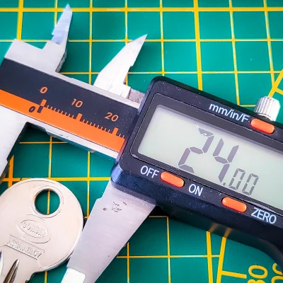 Nắp Chìa Khóa Nhà 24mm - Móc Khóa - In Nhanh và Dễ