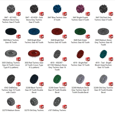 LEGO - Bánh răng Technic