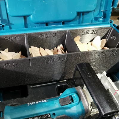 Hộp Lamello Makita DPJ180 Plate Joiner Flachdübelfräse