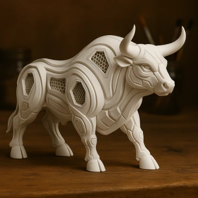 Tượng Bò Hình Học