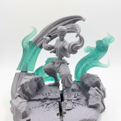 Mô Hình 3D Akaza - Demon Slayer