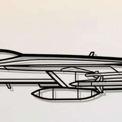 Nghệ thuật treo tường McDonnell Douglas F-18 Hornet