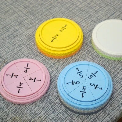 Fraction Slices and Box - Mô hình Phân số và Hộp