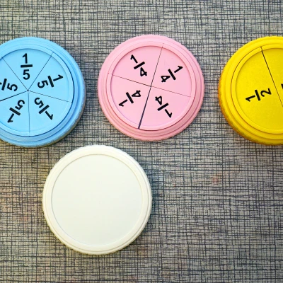 Fraction Slices and Box - Mô hình Phân số và Hộp