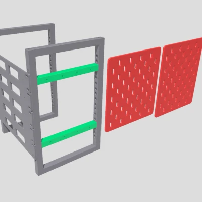 Giá đỡ 3D - Thanh đỡ cho Giá đỡ Skadis in 3D
