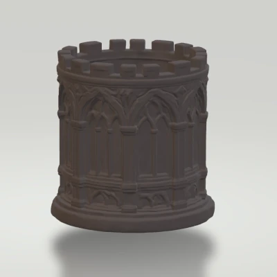 Hộp Đựng Bút Phong Cách Gothic Thời Trung Cổ