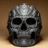 Hộp Sọ "Ornamental Dia Dos Muertos" Trang Trí - Thumbnail 3