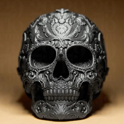 Hộp Sọ "Ornamental Dia Dos Muertos" Trang Trí