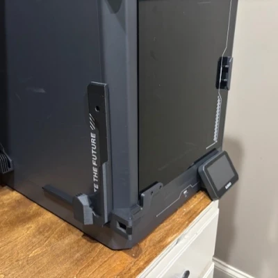 Bản lề 270 độ Elegoo Centauri Carbon có khay kính trên và đế in - cho tủ trên