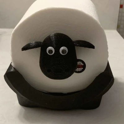 Giá đỡ giấy vệ sinh hình Shaun the Sheep