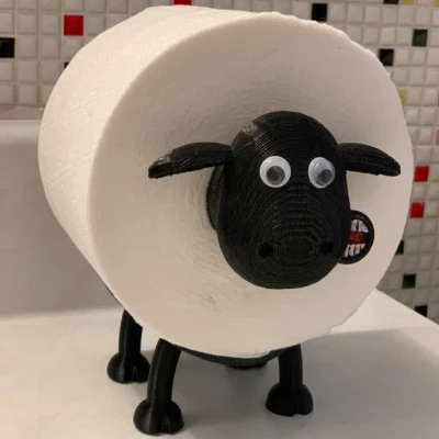 Giá đỡ giấy vệ sinh hình Shaun the Sheep