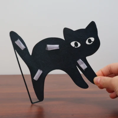 Decal Cửa Sổ Mèo Halloween