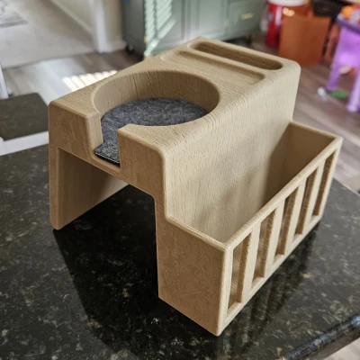 Chân Cắm Ly Tương Thích Lovesac Vân Gỗ (Khe Nghiêng và Tiêu Chuẩn)