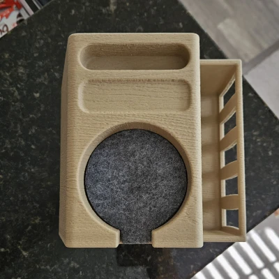 Chân Cắm Ly Tương Thích Lovesac Vân Gỗ (Khe Nghiêng và Tiêu Chuẩn)