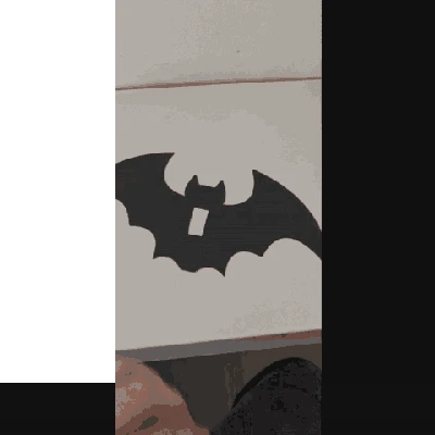 Trang Trí Tường Halloween Hình Dơi - Dơi Origami