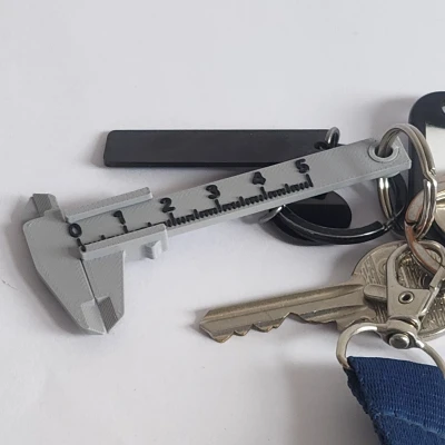 Móc Khóa Thước Caliper Mini