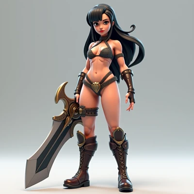 Chiến Binh Nữ Dark Fantasy