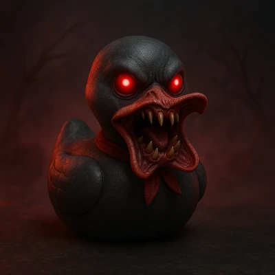 Mô Hình 3D Vịt Demogorgon Stranger Things