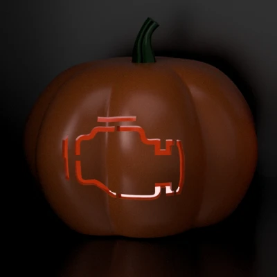 Hũ đựng kẹo bí ngô có lỗi động cơ hoặc pin