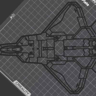 Tranh Dán Tường F-22 Raptor Đỉnh Cao
