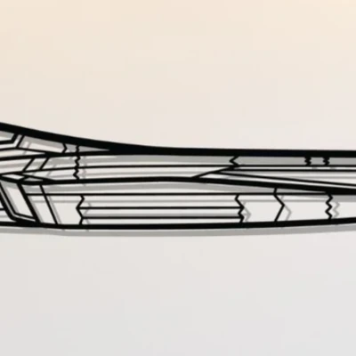 Tranh Silhouette Máy Bay F-22 Raptor Lockheed Martin