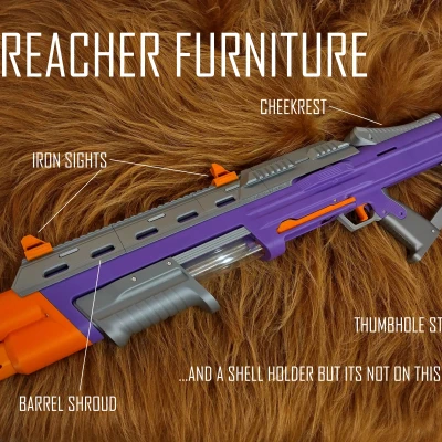 Bộ Kit Thân Súng Breacher Kiểu Sci-fi