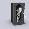 Mô Hình Hộp Sách Bộ Xương "Skeleton Book Nook" - Thumbnail 2