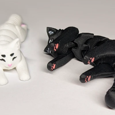 Mèo Khớp Nối – In Liền, Có Gờ Dễ Tô Màu