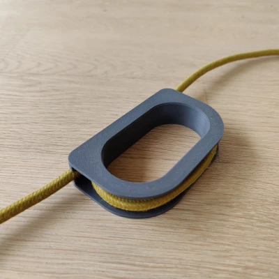 Phụ kiện rút ngắn dây đèn thả trần thiết kế mượt mà. Dùng được FreeCad